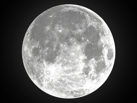 月球表面月亮星球元素贴图