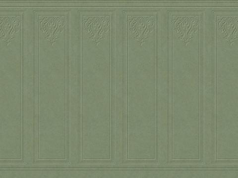 法式护墙板海棠绿