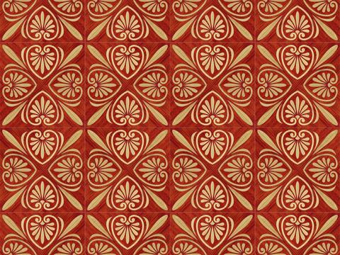  复古拼花木地板 