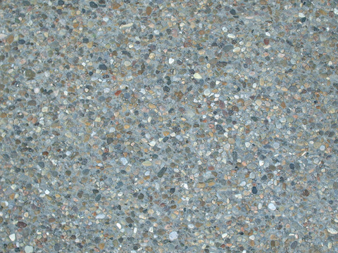  石子墙 嵌石墙面 路面 混凝土嵌石子路 