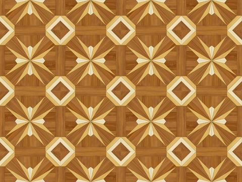  复古拼花木地板 