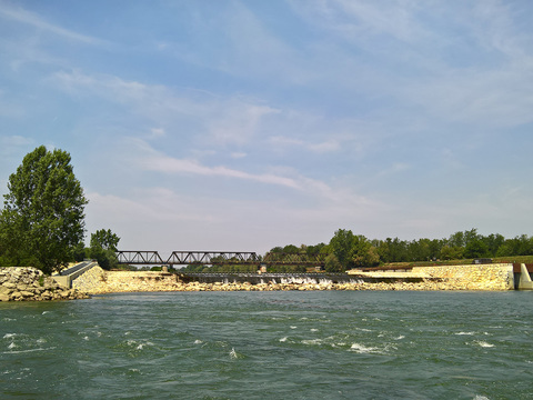  河流小溪景观风景 