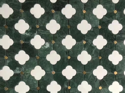  大理石马赛克拼花绿色贴图 
