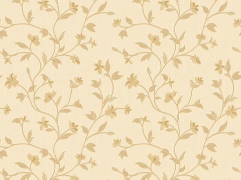  无缝现代欧式植物花纹图案墙纸壁纸壁布 