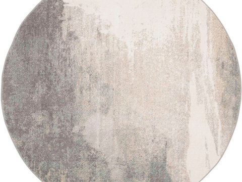  现代侘寂风圆毯贴图 