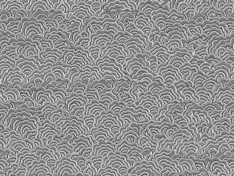  无缝银灰色玫瑰花金属浮雕贴图 