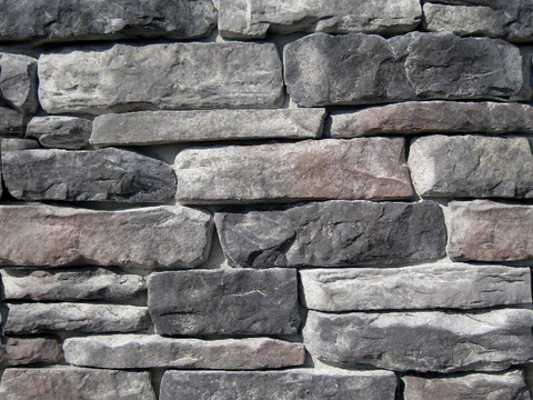  无缝文化石石墙贴图 