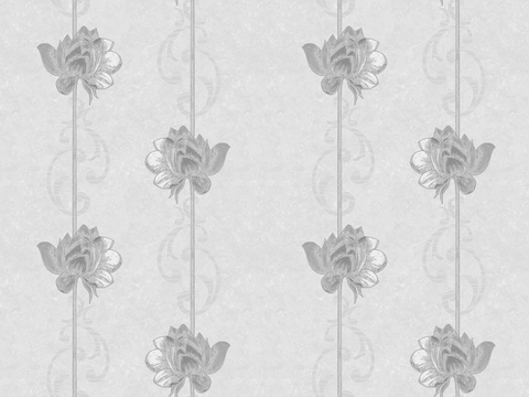  无缝现代欧式植物花纹图案墙纸壁纸壁布 