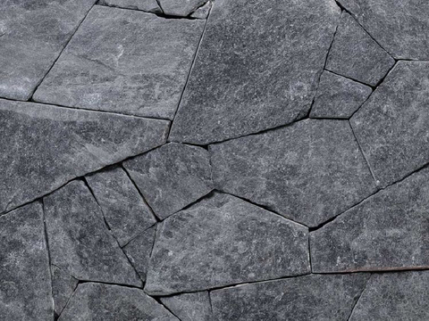  黑色石头石墙贴图 