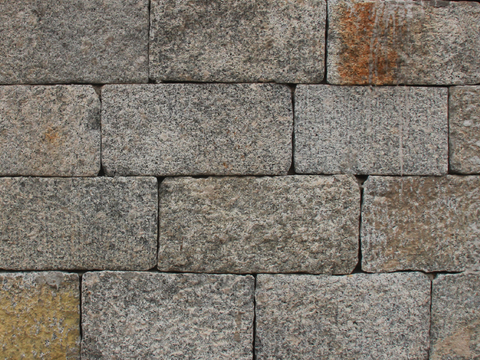  灰色老旧石墙贴图 