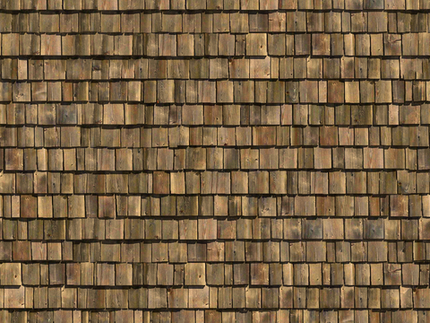  无缝做旧别墅建筑屋顶防腐木瓦片 