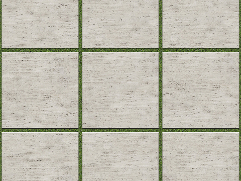  无缝花岗岩石材拼花地砖人行道路地面广场铺贴 