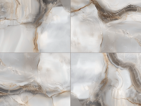  现代 新中式 轻奢地面奢石玉石大理石拼花 