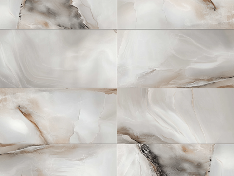  现代 新中式 轻奢地面奢石玉石大理石拼花 