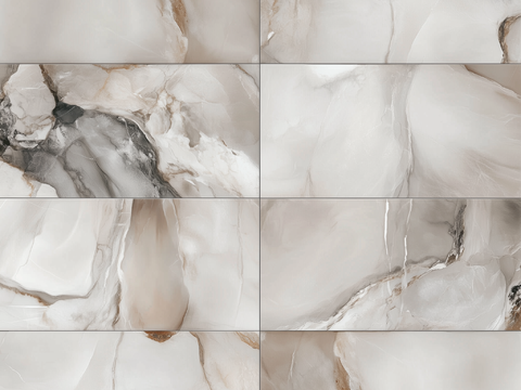  现代 新中式 轻奢地面奢石玉石大理石拼花 