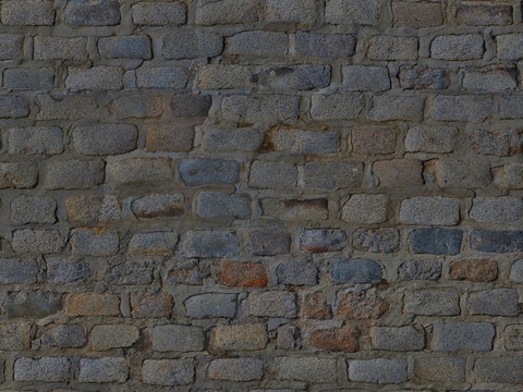  石材砖墙 