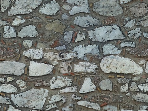  石材砖墙 