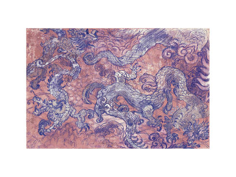 粉色龙图腾壁纸