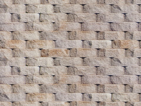  文化石 黄色 砌石墙 凹凸砖 