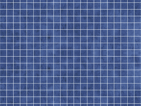  蓝色马赛克瓷砖 
