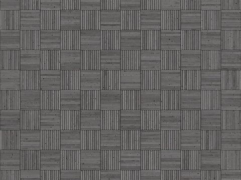  矩形交叉铺装木板 