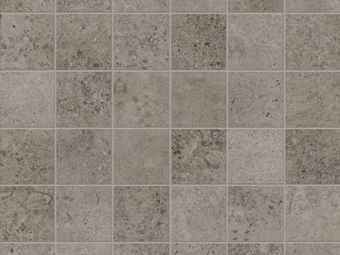  褐色瓷砖石材小方砖 