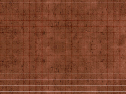  红色马赛克瓷砖 