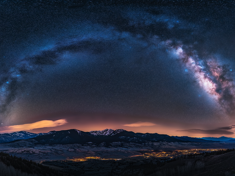  自然风景夜景贴图 