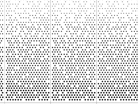  无缝冲孔金属铝板 无缝穿孔金属铝板 现代金属冲孔板 渐变穿孔 