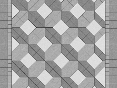  方形石材拼花地砖 