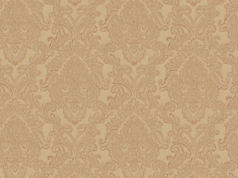  无缝现代欧式古典花纹图案墙纸壁纸壁布 