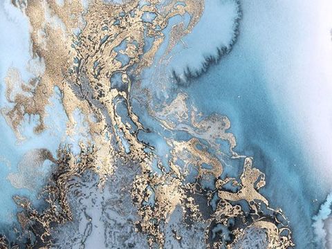  轻奢抽象画_挂画贴图 