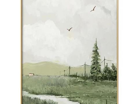  风景油画装饰画贴图 