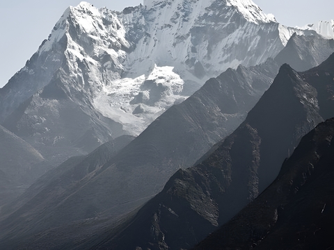  现代风景油画装饰画贴图 