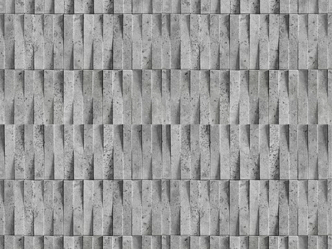  立体浮雕纹理文化石墙面贴图 