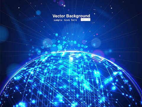  科技感电子大屏 