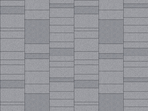  现代景观铺装铺地 跳色室外错缝铺装 