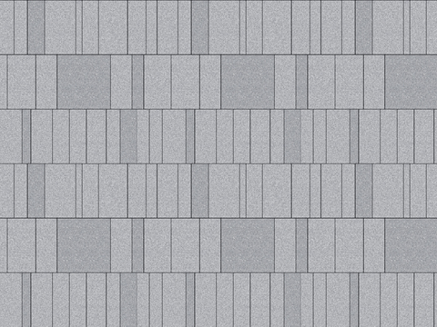  现代跳色室外错缝砖景观铺装 