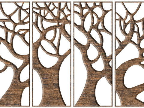  无缝木纹木饰面板材 