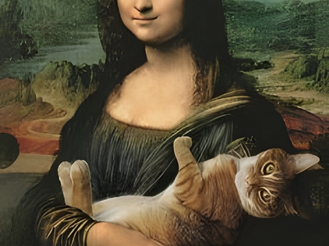  现代油画装饰画贴图 