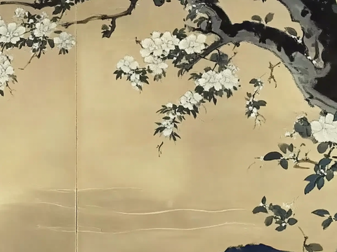  新中式水墨风壁纸壁画 