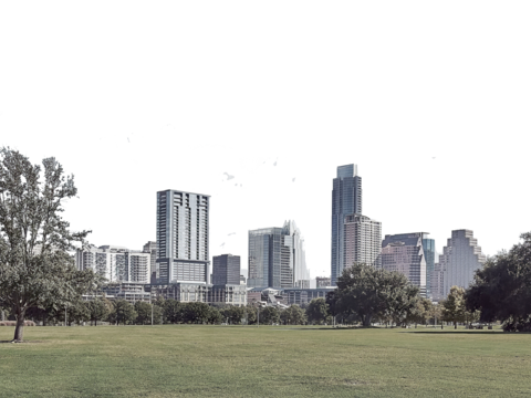  城市外景建筑天空外景贴图 