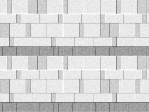  现代景观铺装 室外跳色错缝铺装 