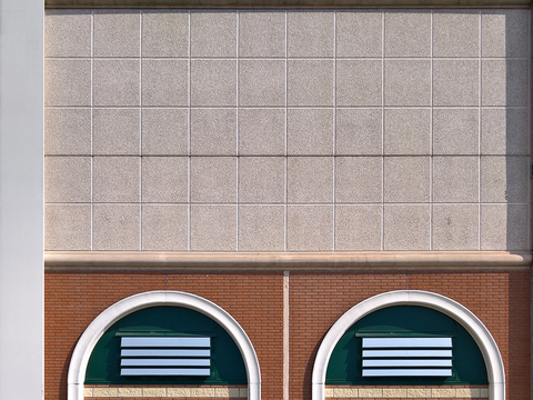  无缝混凝土水泥建筑外墙墙面 