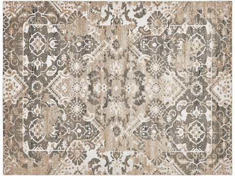  免扣欧式古典复古做旧中古地毯 