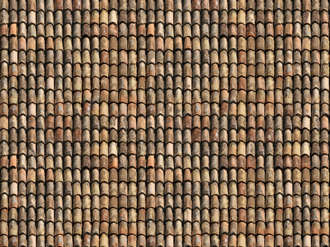  无缝别墅建筑屋顶陶土陶瓷瓦片 