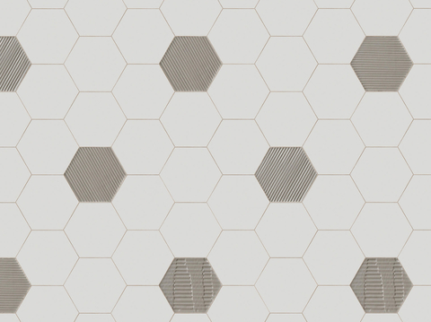  白色瓷砖马赛克拼花贴图 