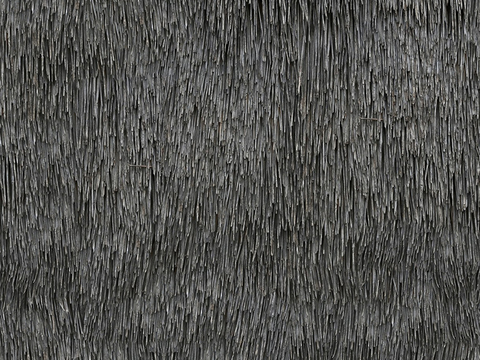  无缝干枯干草稻草茅草屋顶墙面 