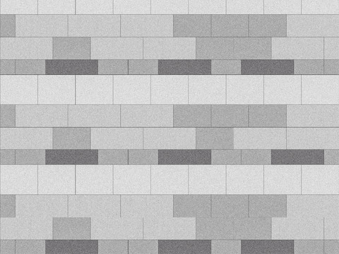  现代跳色错缝砖 景观铺装广场砖 