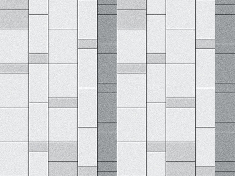  景观跳色拼缝铺装 